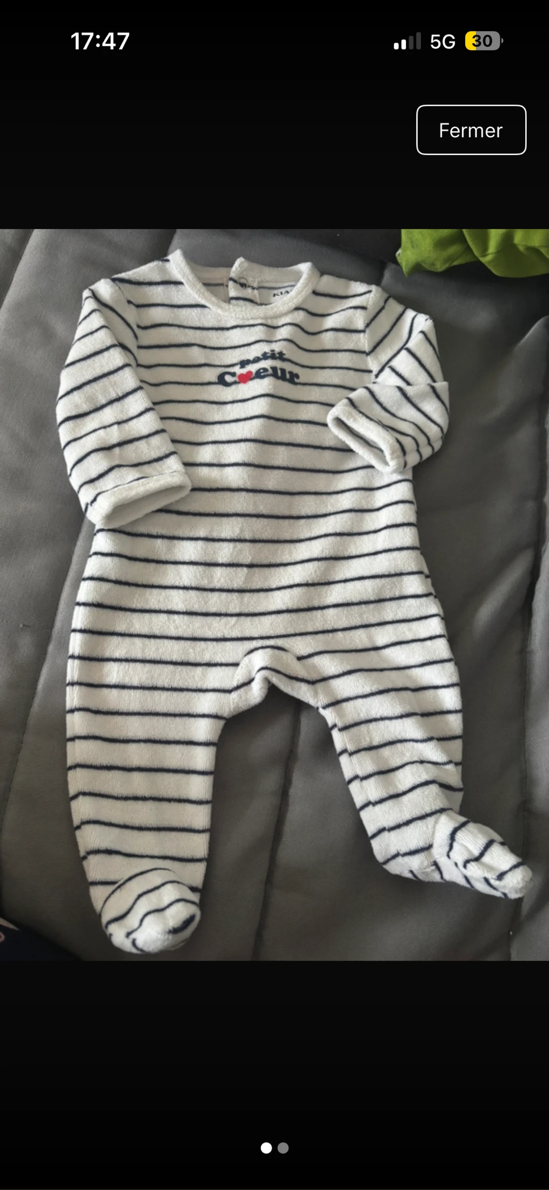 Pyjama velours 